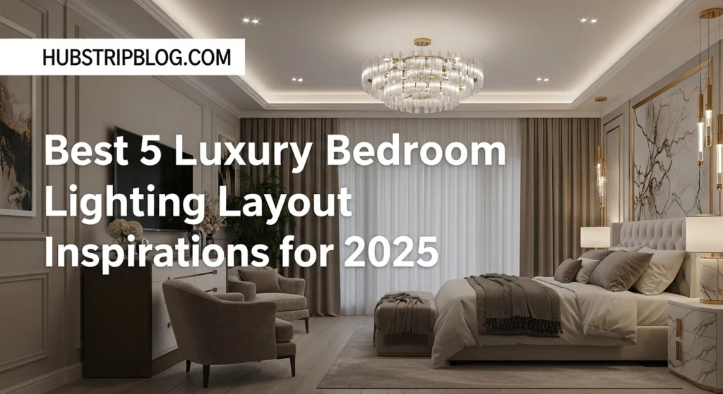 Best 5 Luxury Bedroom Lighting Layout Inspirations for 2025