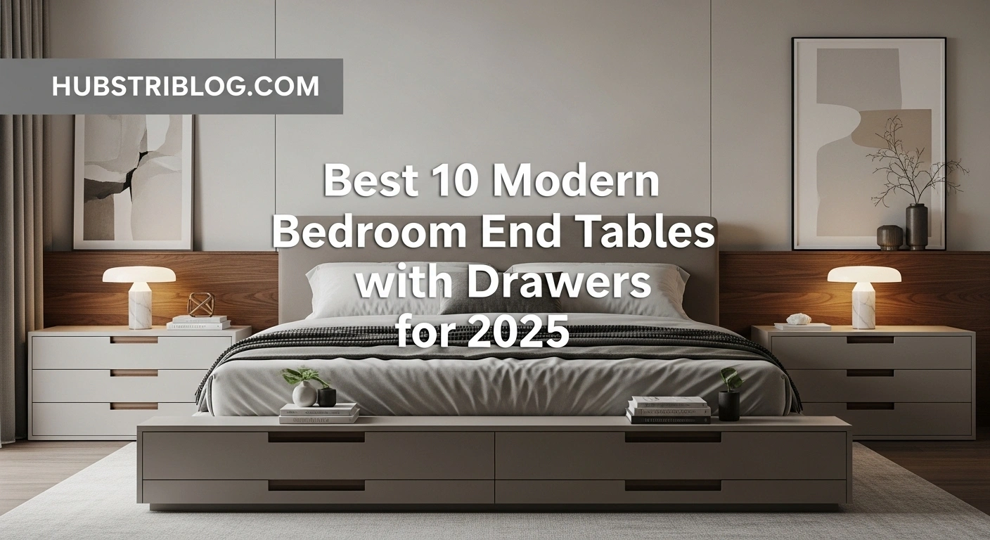 Best 10 Modern Bedroom End Tables with Drawers for 2025