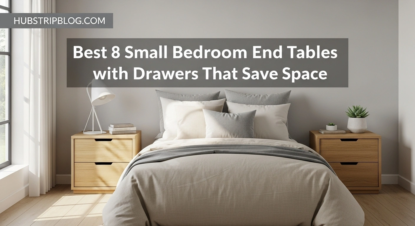 Best 8 Small Bedroom End Tables with Drawers That Save Space