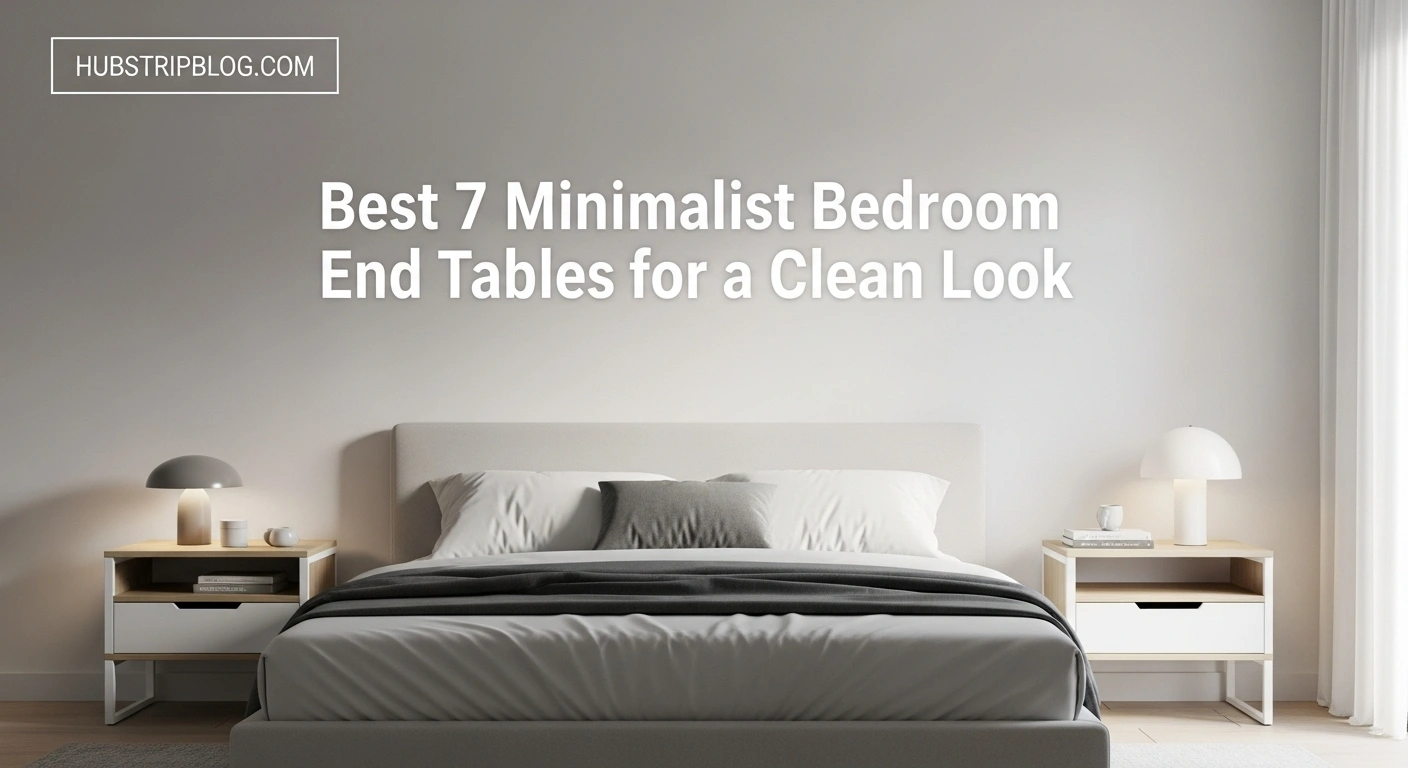 Best 7 Minimalist Bedroom End Tables for a Clean Look
