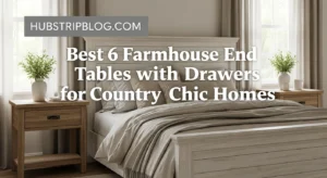 Best 6 Farmhouse End Tables with Drawers for Country Chic Homes