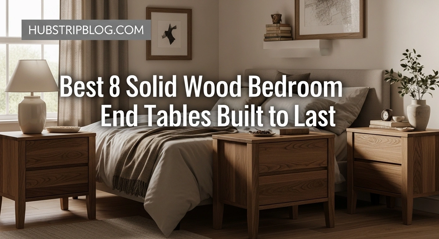 Best 8 Solid Wood Bedroom End Tables Built to Last