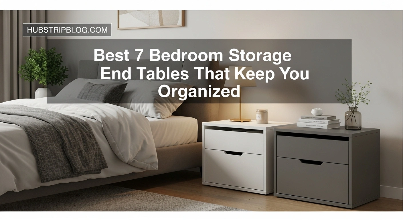 Best 7 Bedroom Storage End Tables That Keep You Organized
