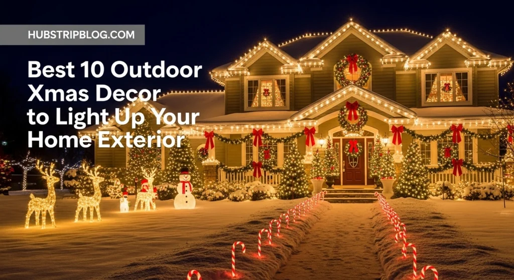 Best 10 Outdoor Xmas Decor Ideas to Light Up Your Home Exterior