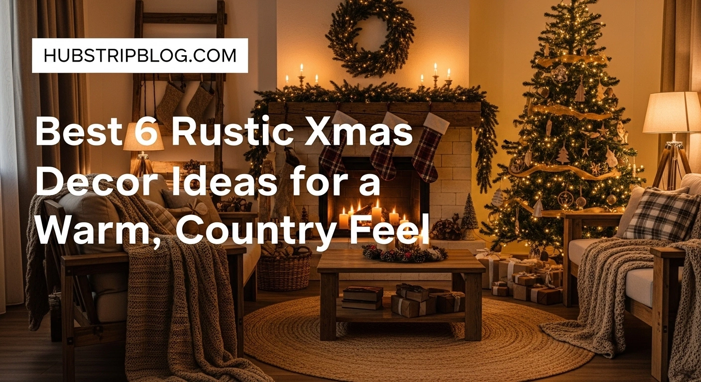Best 6 Rustic Xmas Decor Ideas for a Warm, Country Feel