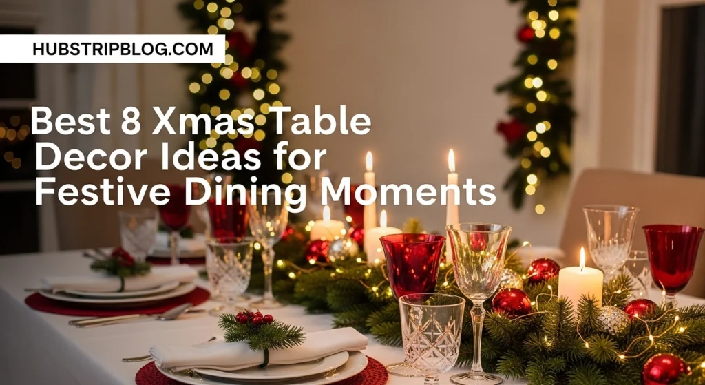 Best 8 Xmas Table Decor Ideas for Festive Dining Moments