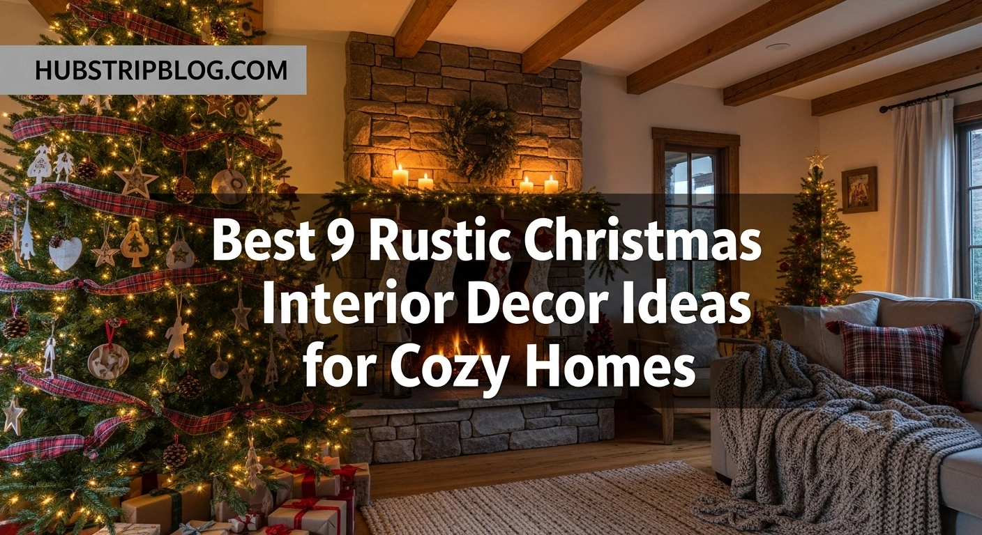 Best 9 Rustic Christmas Interior Decor Ideas for Cozy Homes
