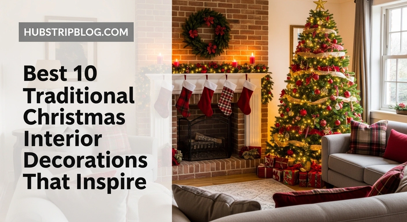 Best 10 Traditional Christmas Interior Decorations That Inspire