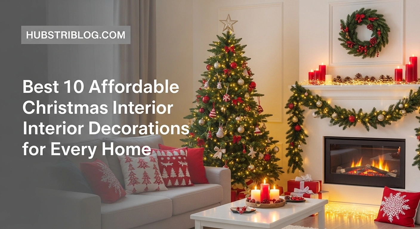 Best 10 Affordable Christmas Interior Decorations for Every Home