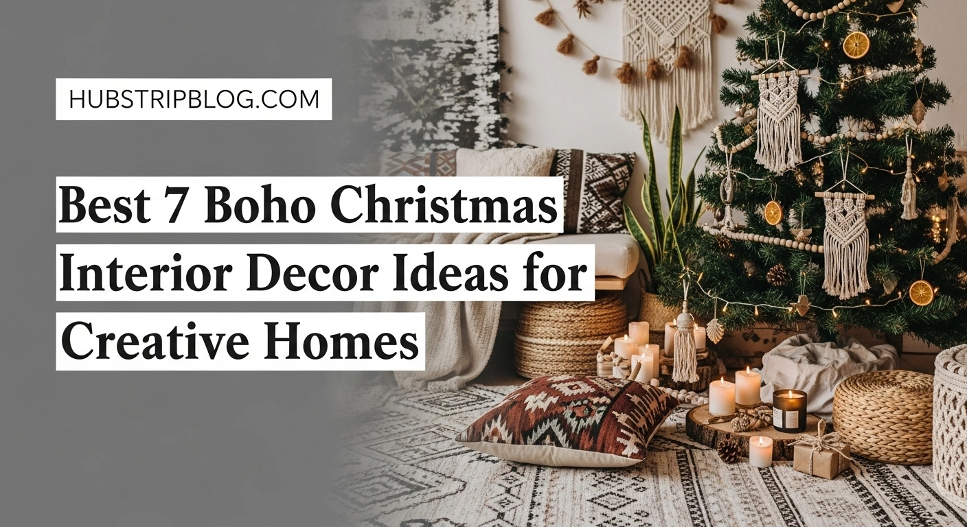 Best 7 Boho Christmas Interior Decor Ideas for Creative Homes