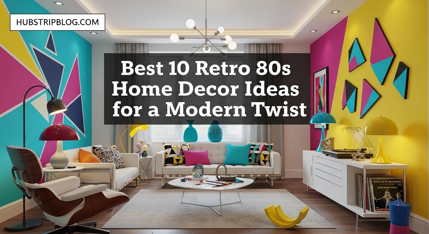 Best 10 Retro 80s Home Decor Ideas for a Modern Twist