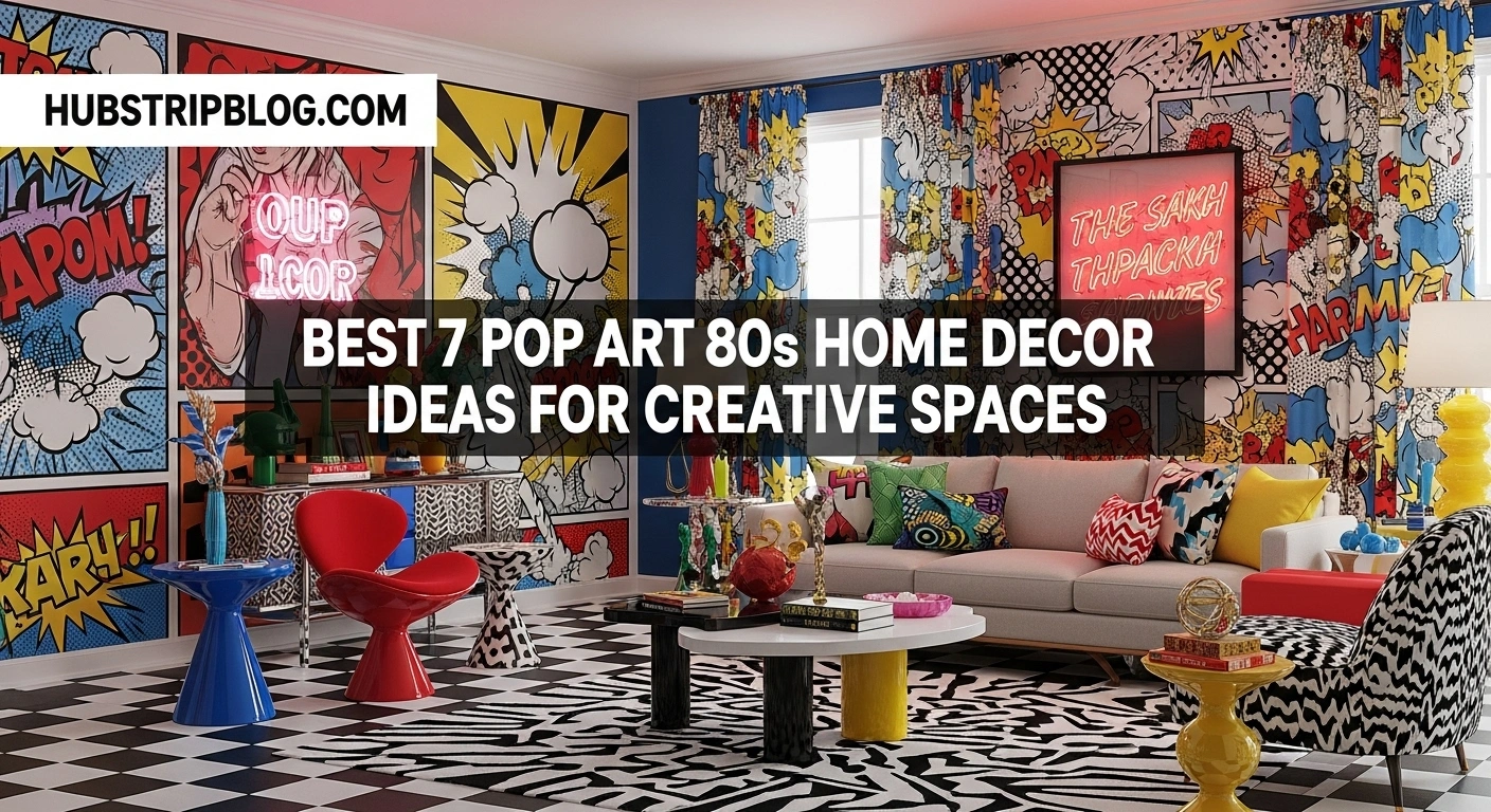 Best 7 Pop Art 80s Home Decor Ideas for Creative Spaces