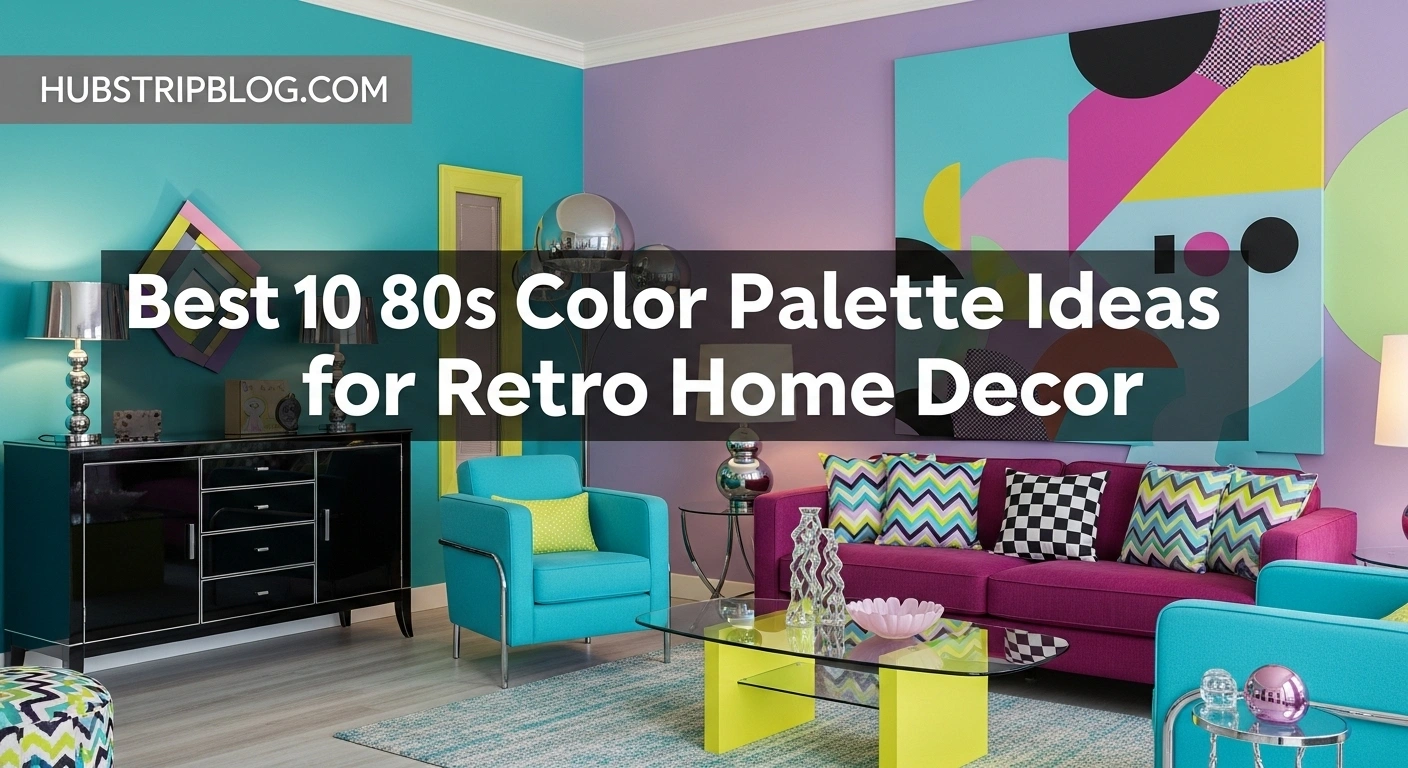 Best 10 80s Color Palette Ideas for Retro Home Decor