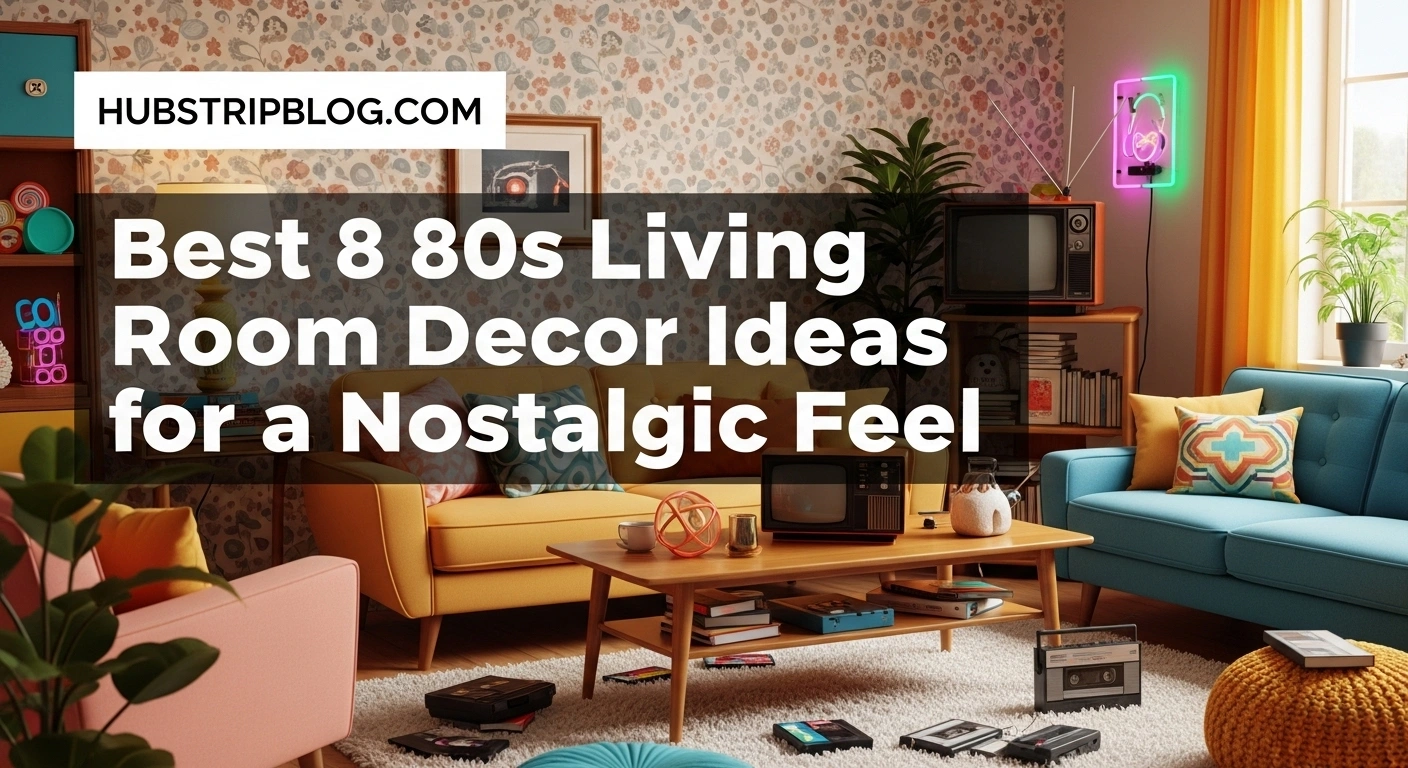 Best 8 80s Living Room Decor Ideas for a Nostalgic Feel