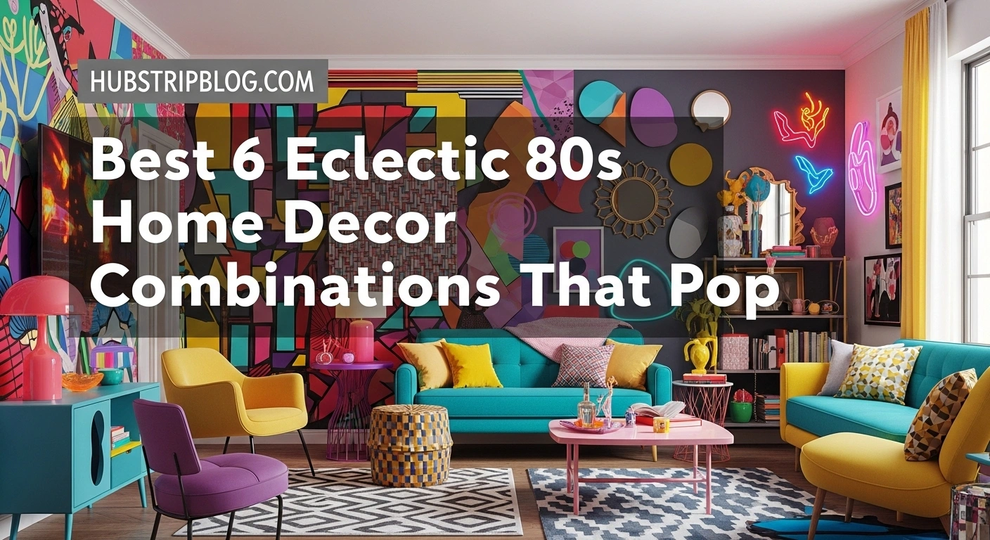 Best 6 Eclectic 80s Home Decor Combinations That Pop