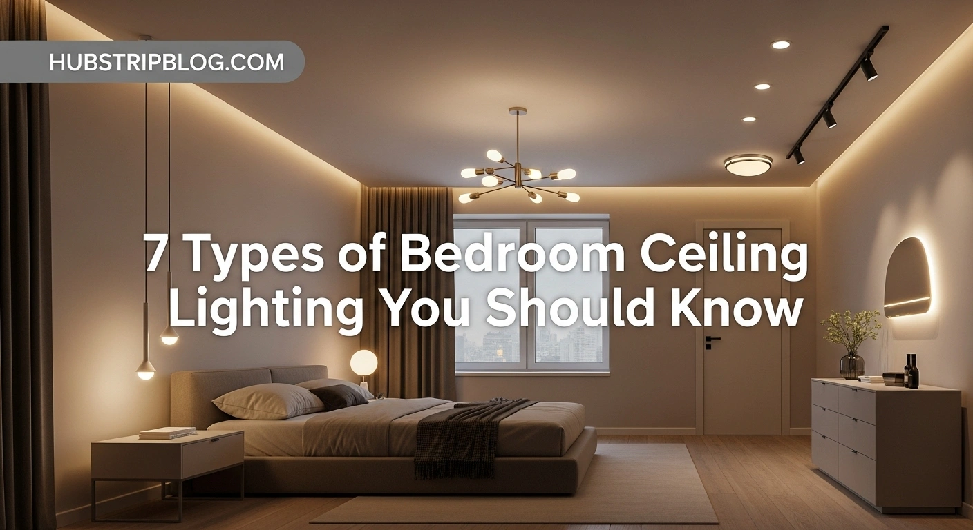 7 Types of Bedroom Ceiling Lighting You Should Know