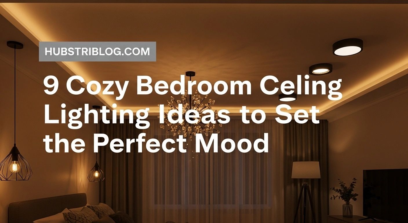 9 Cozy Bedroom Ceiling Lighting Ideas to Set the Perfect Mood