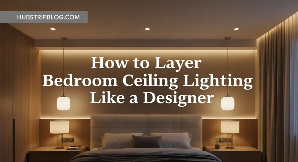 How to Layer Bedroom Ceiling Lighting Like a Designer