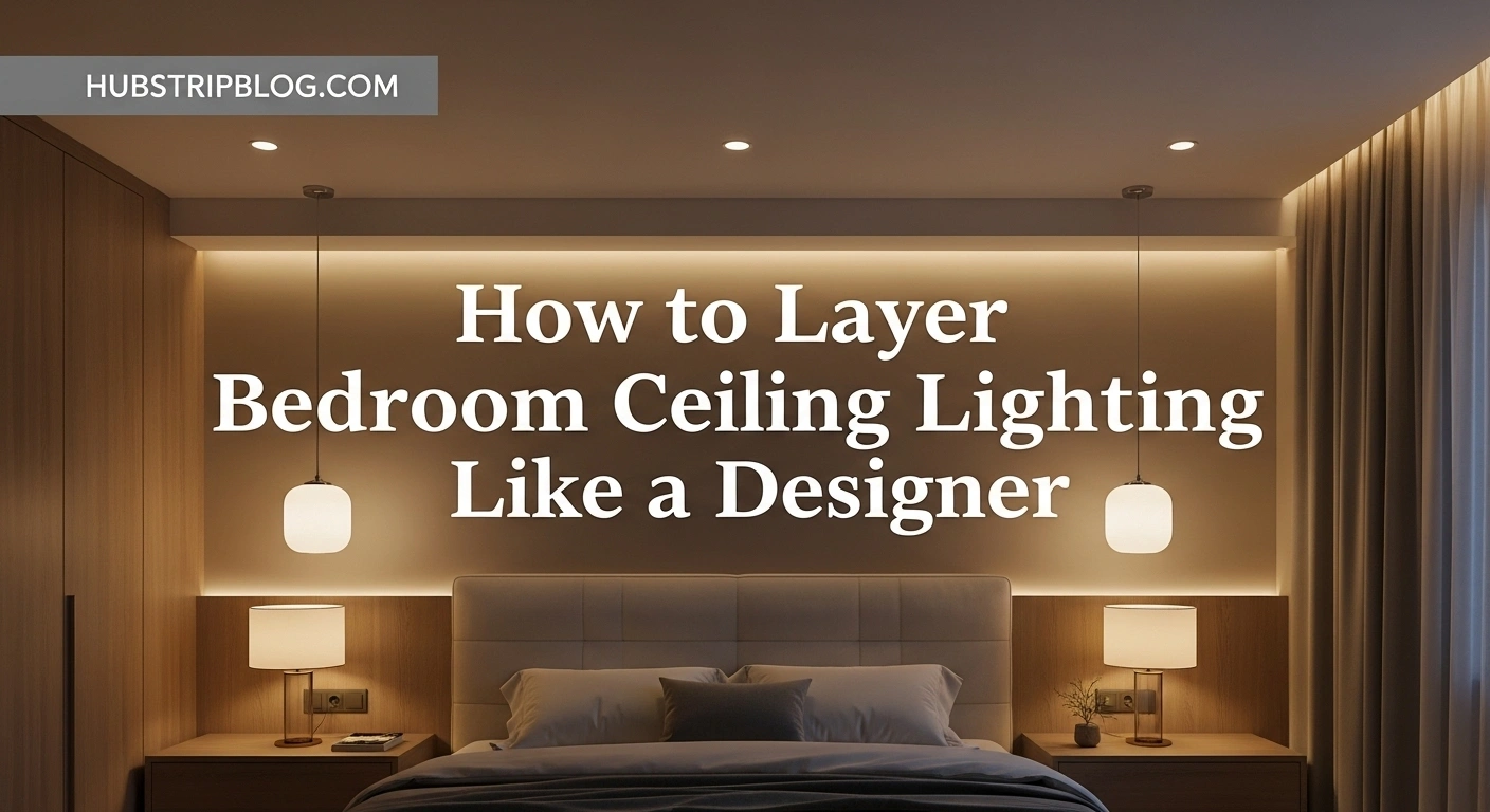 How to Layer Bedroom Ceiling Lighting Like a Designer