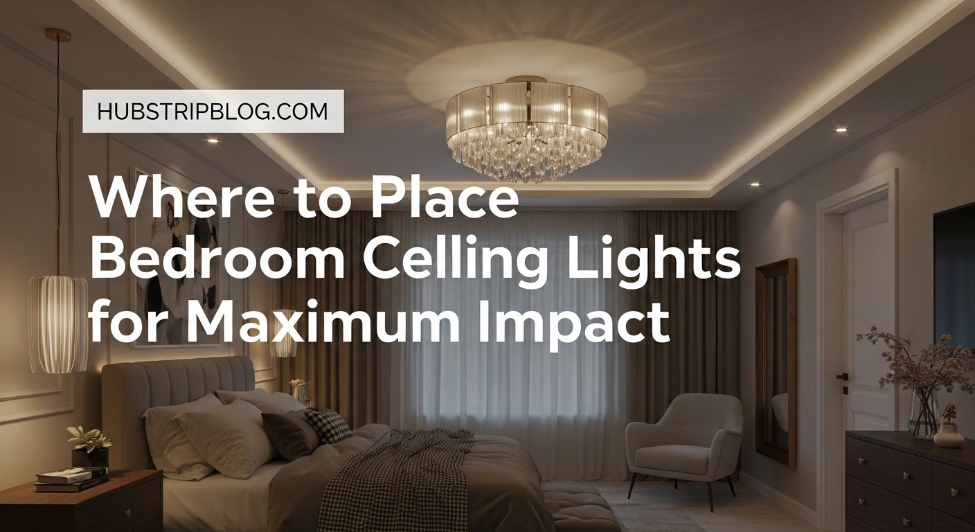 Where to Place Bedroom Ceiling Lights for Maximum Impact