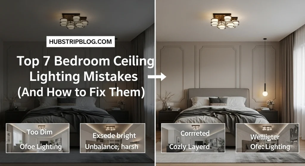 Top 7 Bedroom Ceiling Lighting Mistakes (And How to Fix Them)