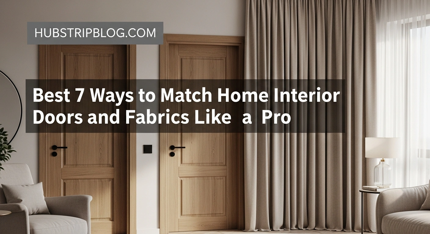 Best 7 Ways to Match Home Interior Doors and Fabrics Like a Pro