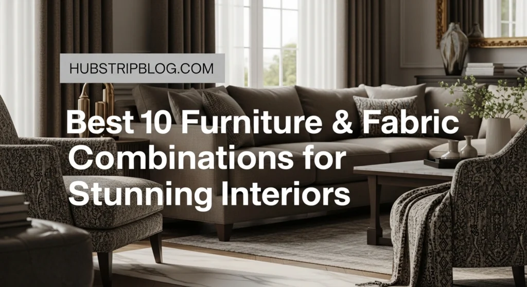 Best 10 Furniture & Fabric Combinations for Stunning Interiors