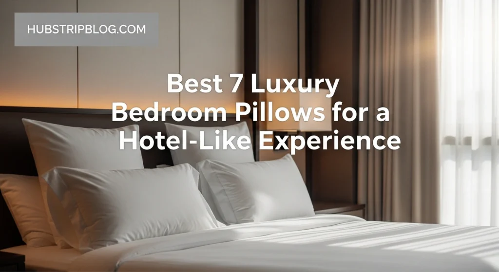 Best 7 Luxury Bedroom Pillows for a Hotel-Like Experience