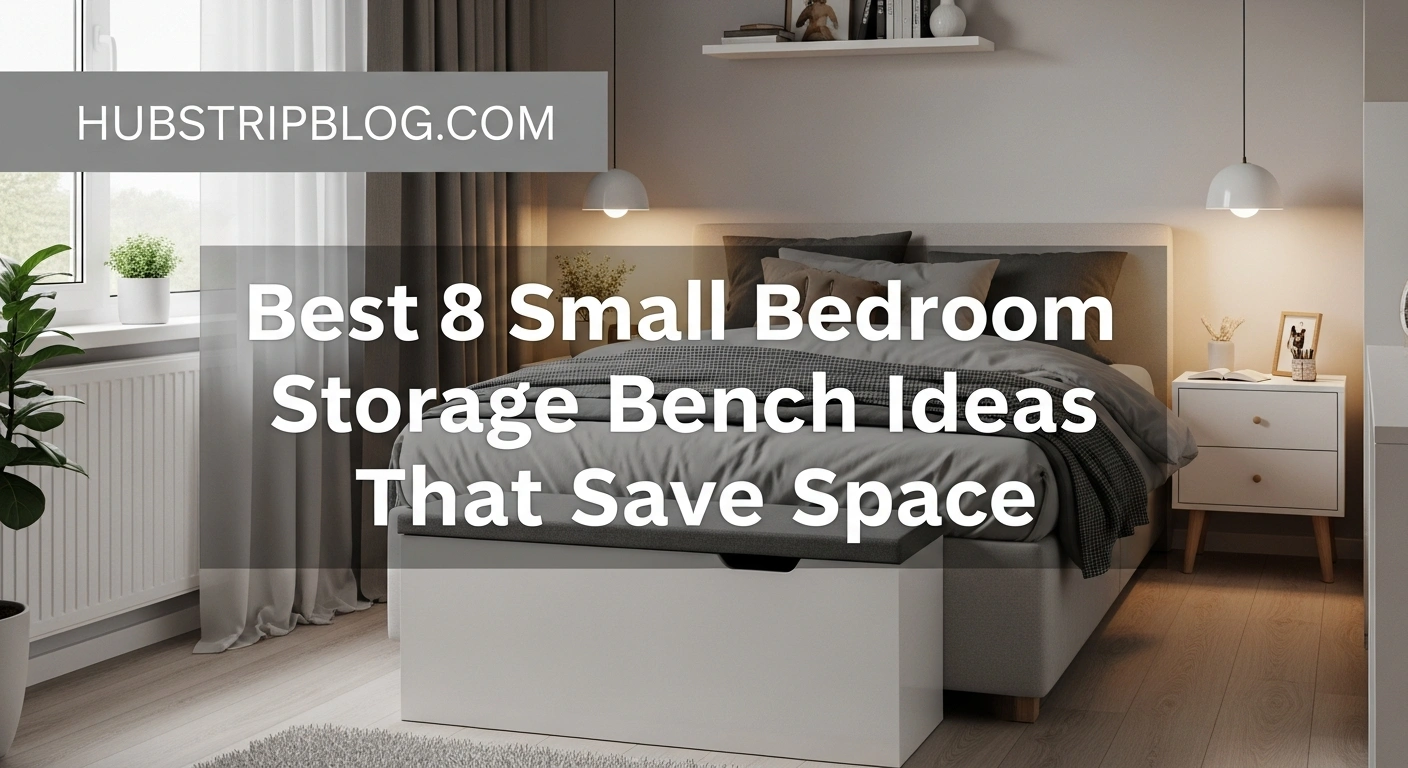Best 8 Small Bedroom Storage Bench Ideas That Save Space
