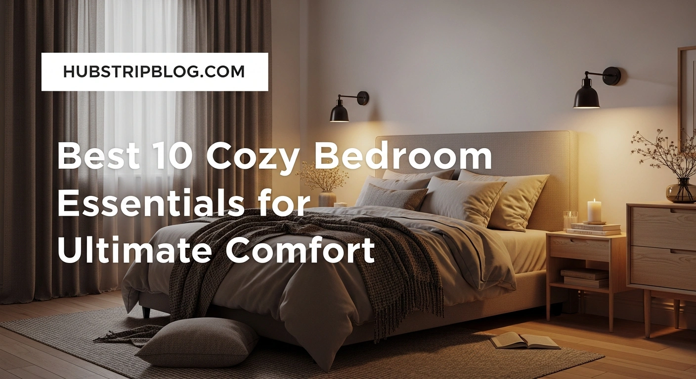 Best 10 Cozy Bedroom Essentials for Ultimate Comfort