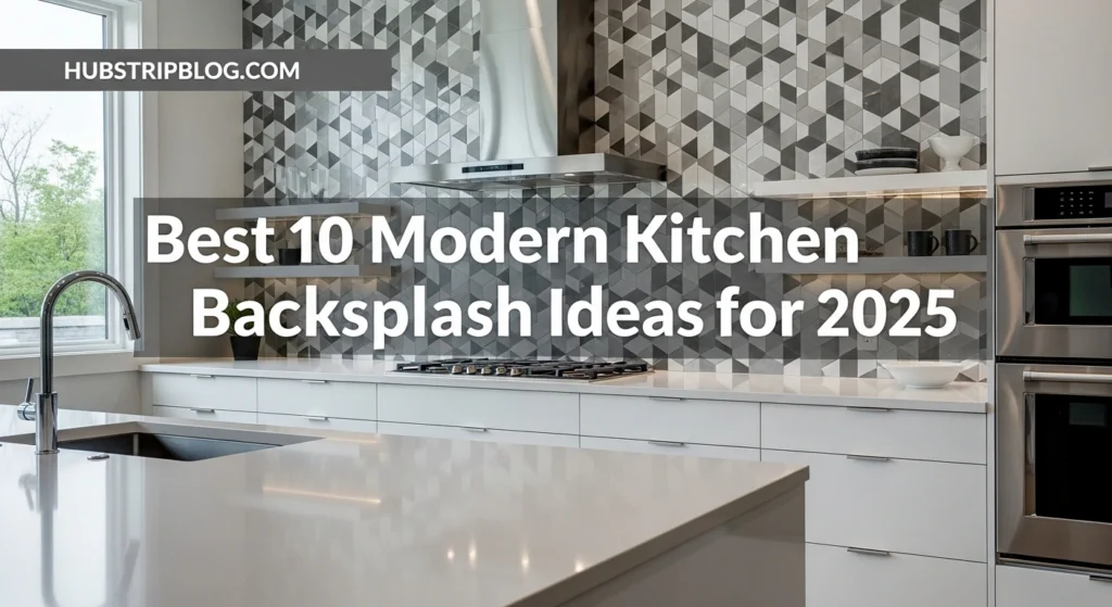 Best 10 Modern Kitchen Backsplash Ideas for 2025