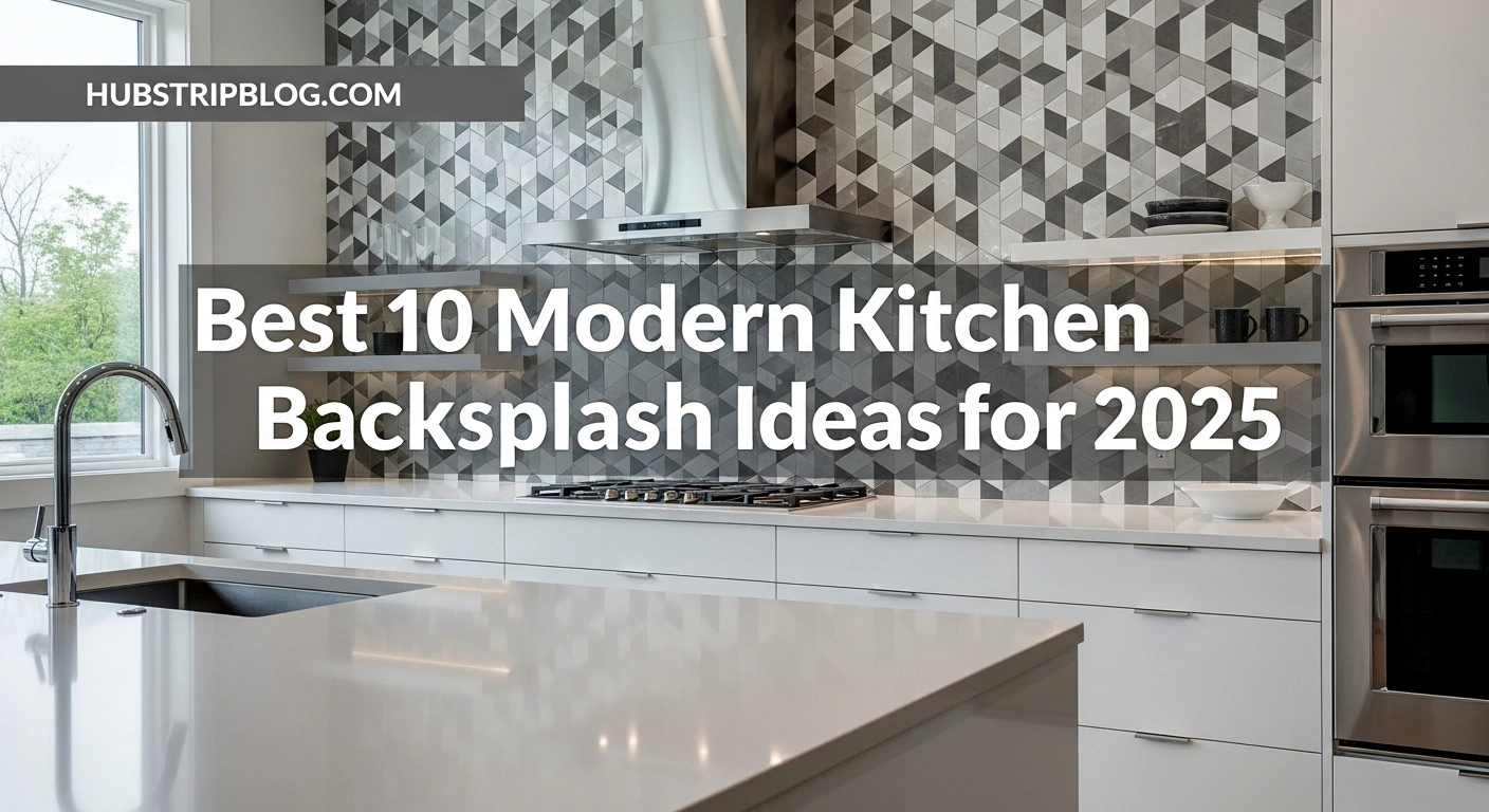 Best 10 Modern Kitchen Backsplash Ideas for 2025