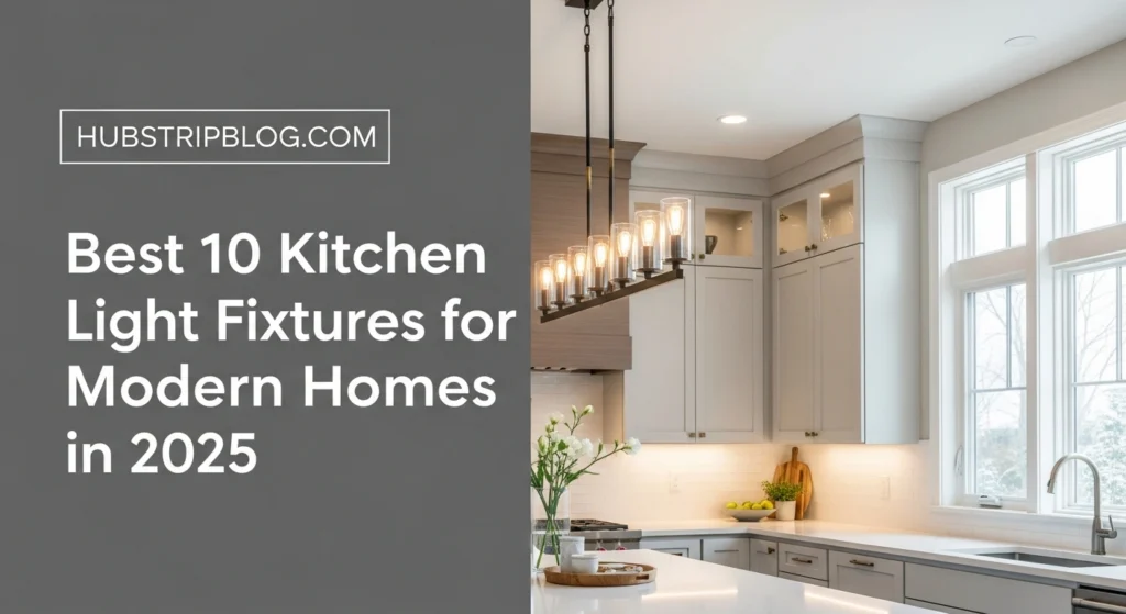 Best 10 Kitchen Light Fixtures for Modern Homes in 2025