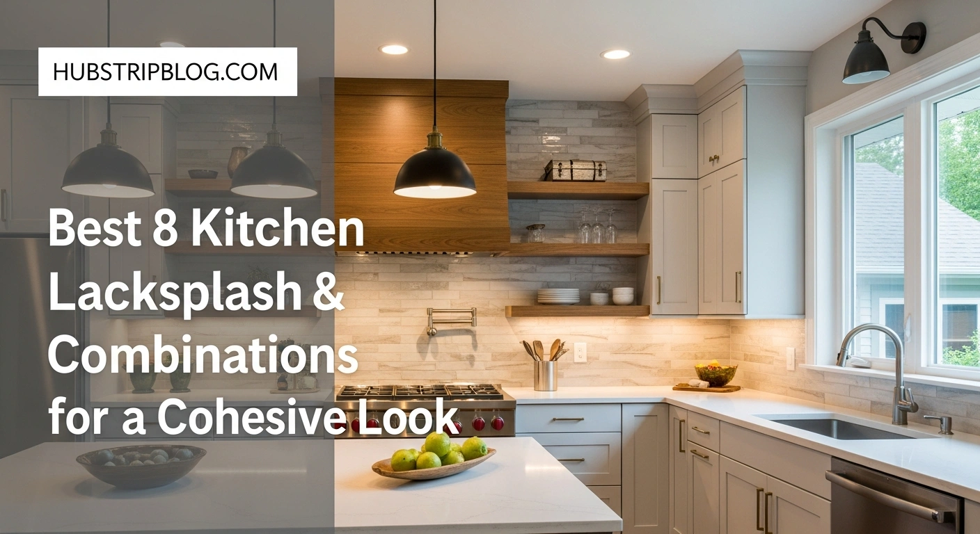 Best 8 Kitchen Lighting & Backsplash Combinations for a Cohesive Look