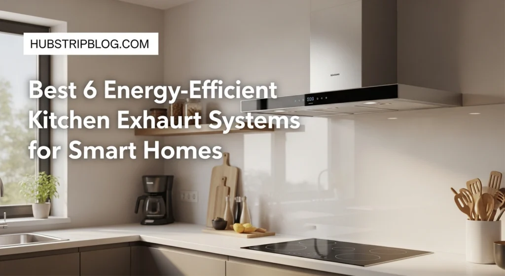 Best 6 Energy-Efficient Kitchen Exhaust Systems for Smart Homes