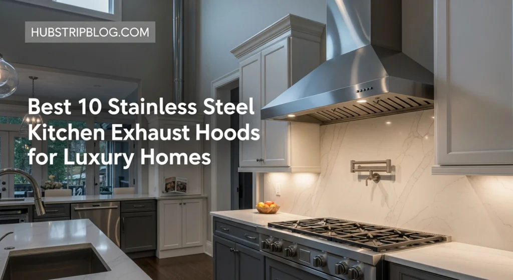 Best 10 Stainless Steel Kitchen Exhaust Hoods for Luxury Homes