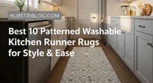 Best 10 Patterned Washable Kitchen Runner Rugs for Style & Ease