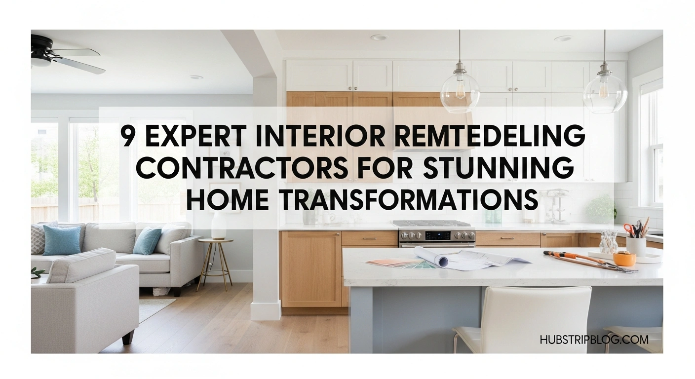 9 Expert Interior Remodeling Contractors