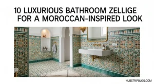 10 Luxurious Bathroom Zellige Tiles for a Moroccan-Inspired Look