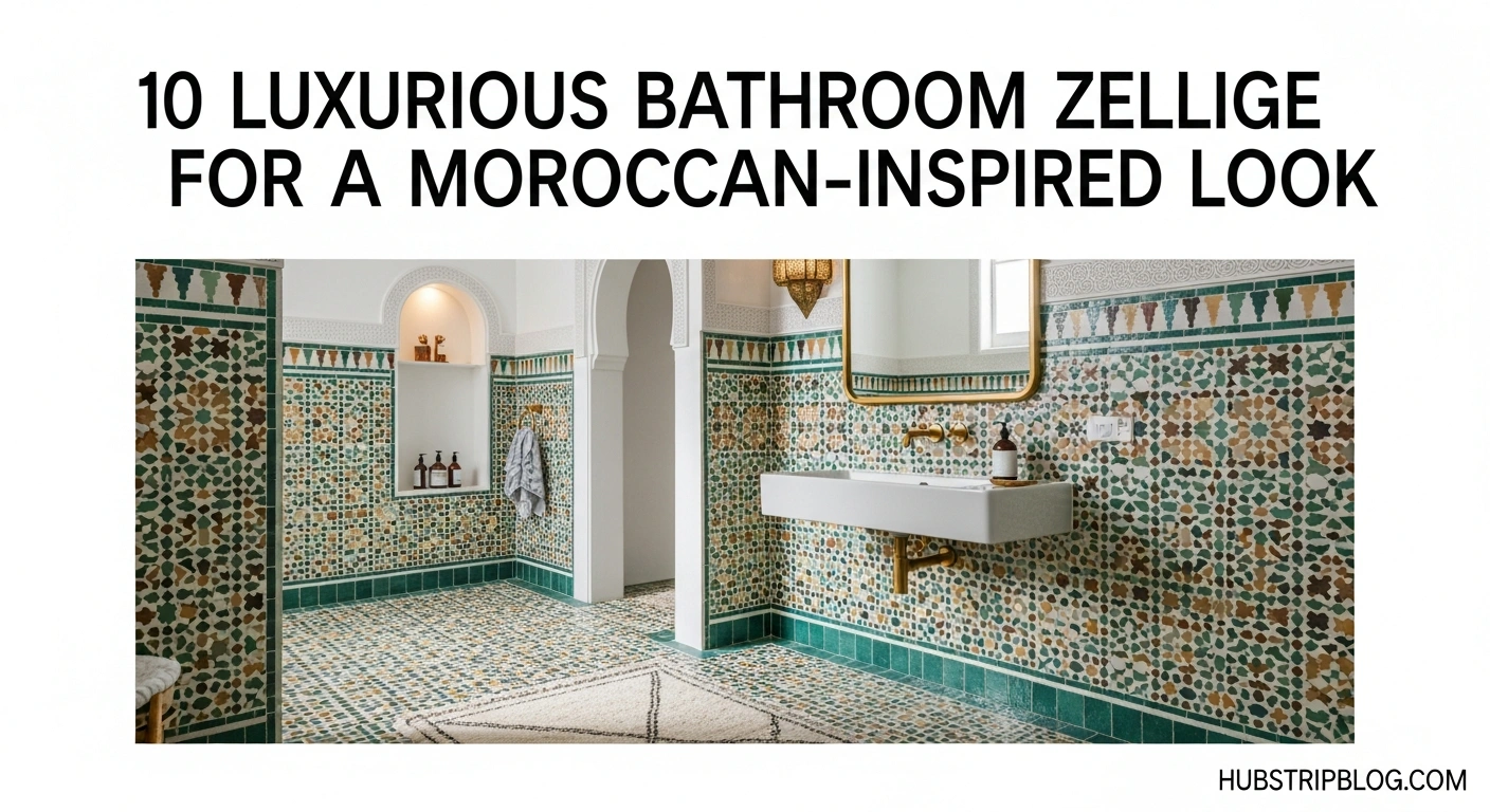 10 Luxurious Bathroom Zellige Tiles