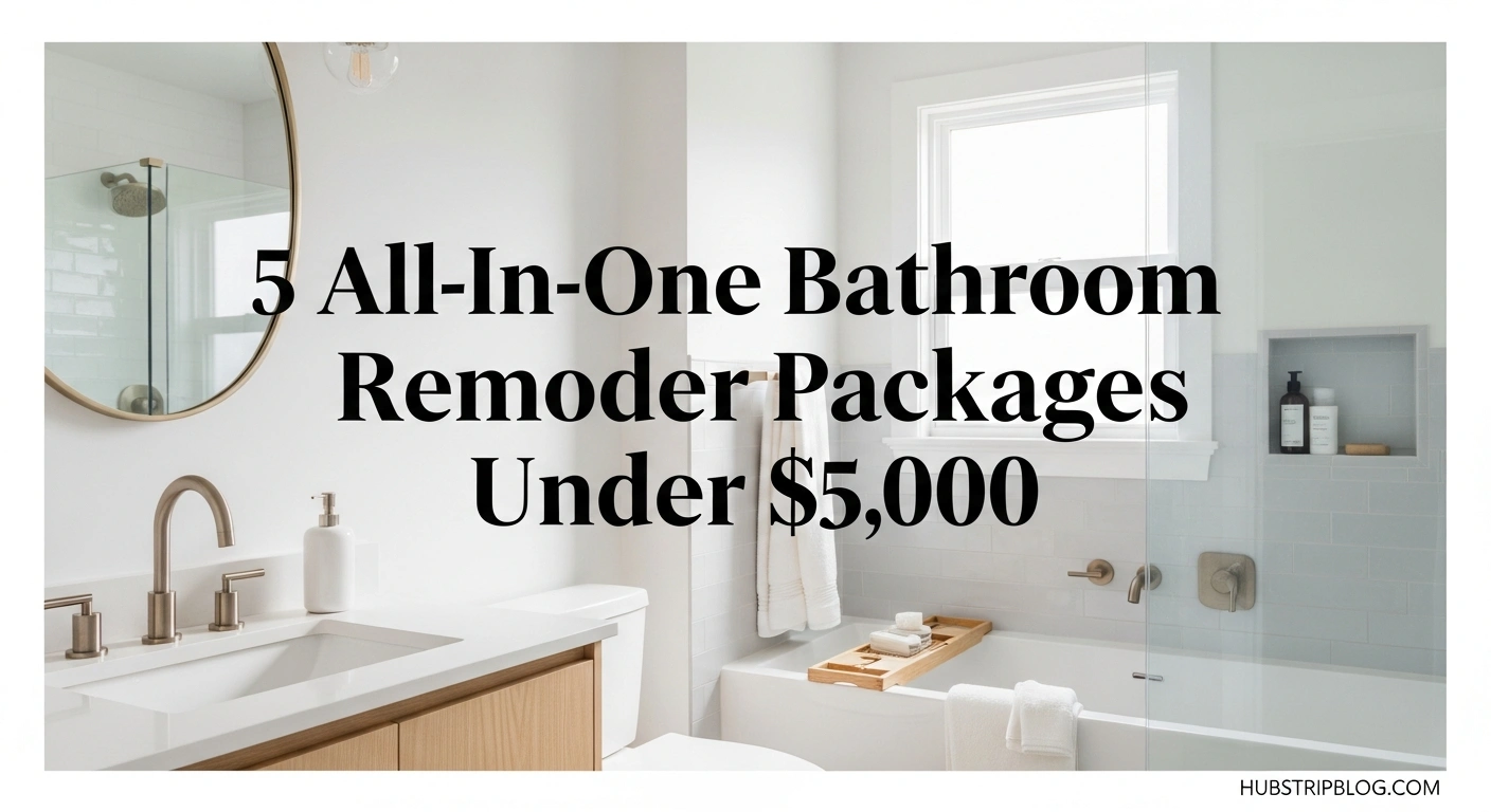Brilliant 5 All-In-One Bathroom Remodel Packages Under $5,000 5 Bathroom Remodel Packages