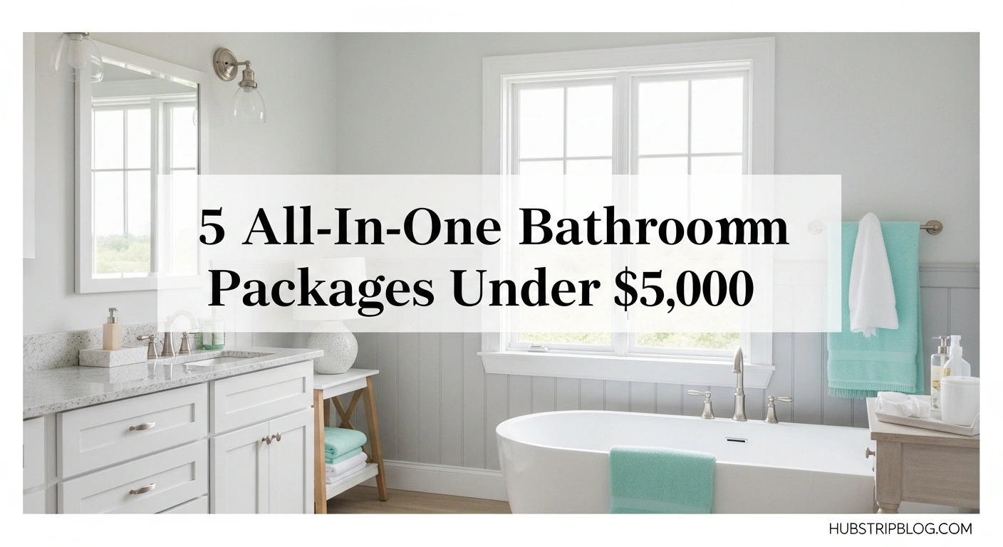 Brilliant 5 All-In-One Bathroom Remodel Packages Under $5,000 4 Bathroom Remodel Packages