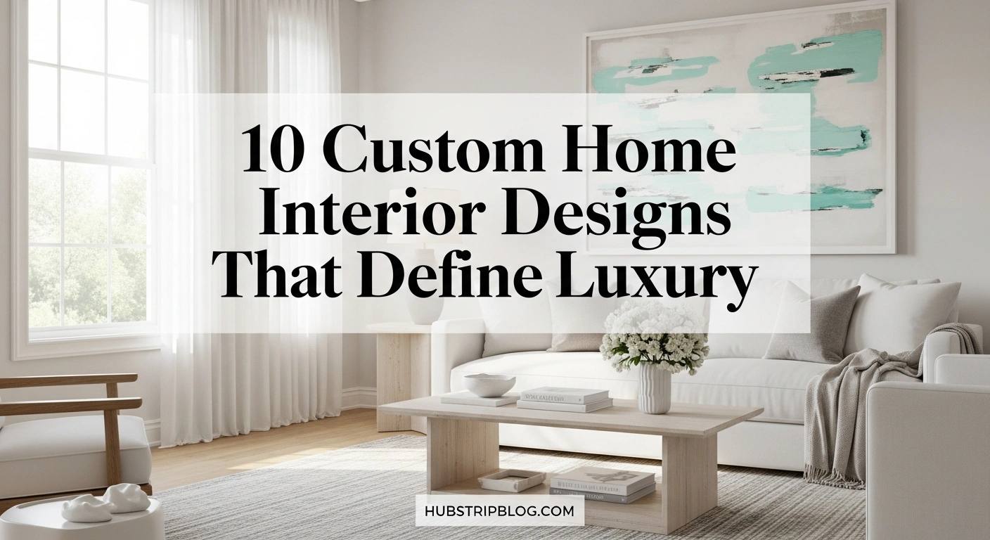 Custom Home Interior Designs