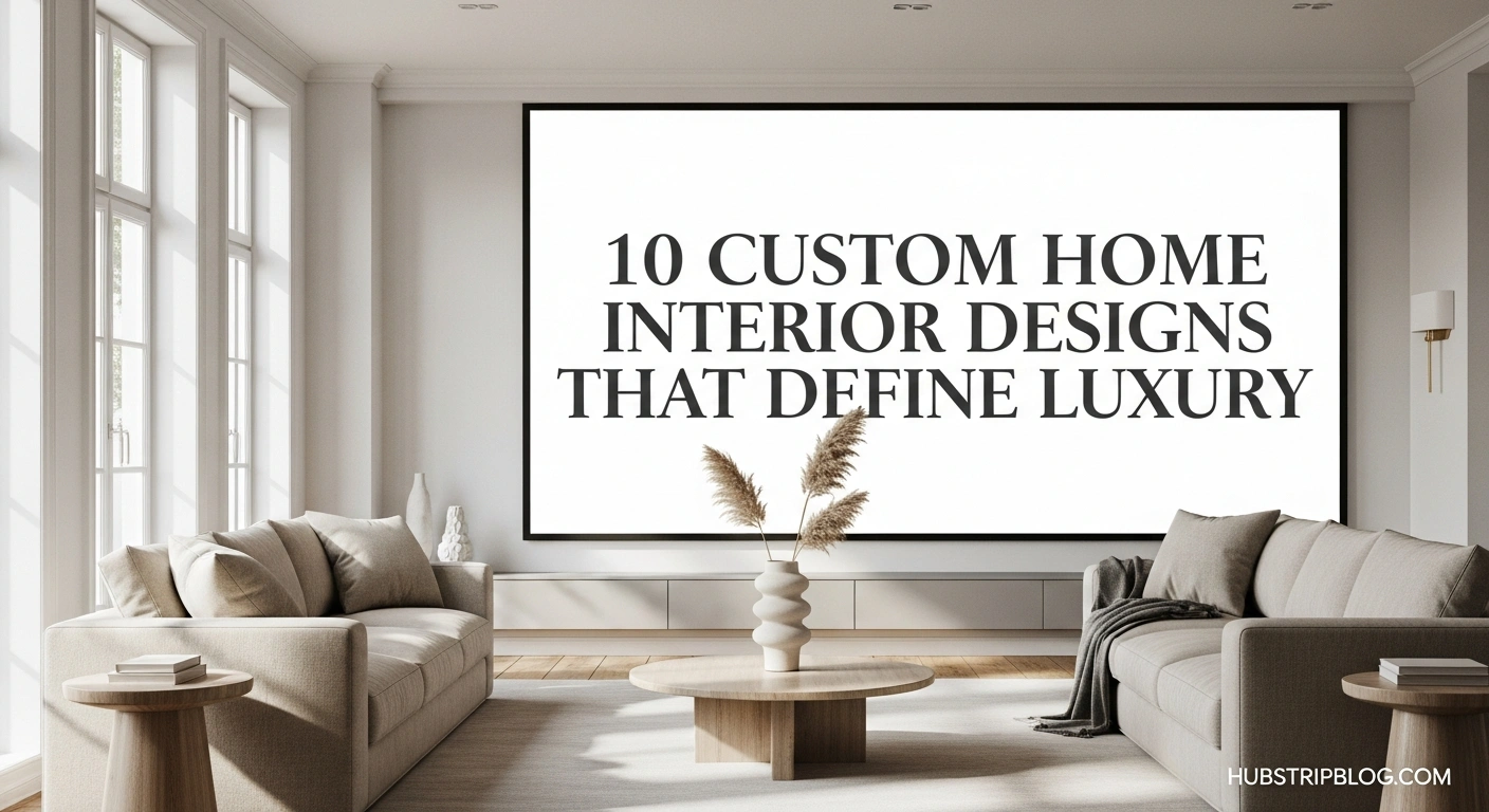 Custom Home Interior Designs