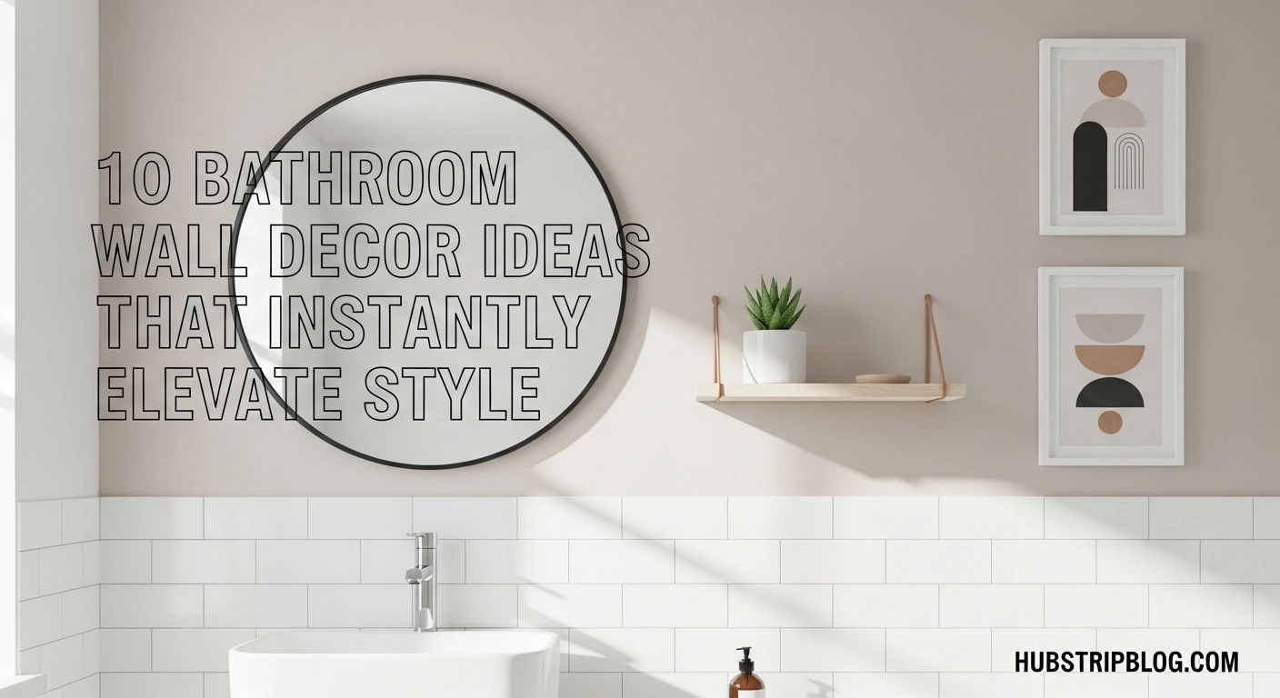 10 Bathroom Wall Decor Ideas That Instantly Elevate Style 3 Bathroom Wall Decor Ideas