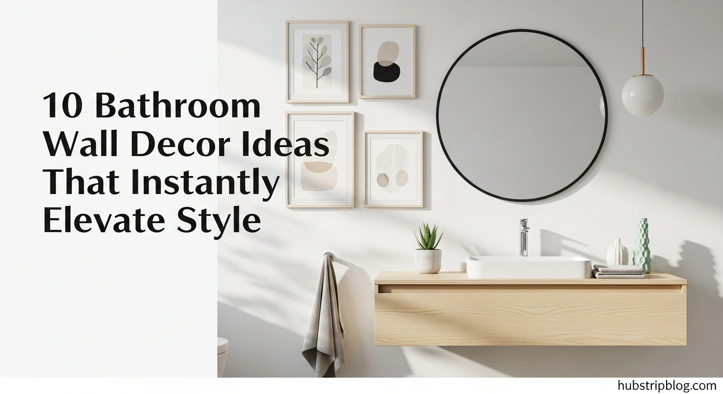 10 Bathroom Wall Decor Ideas That Instantly Elevate Style 2 Bathroom Wall Decor Ideas