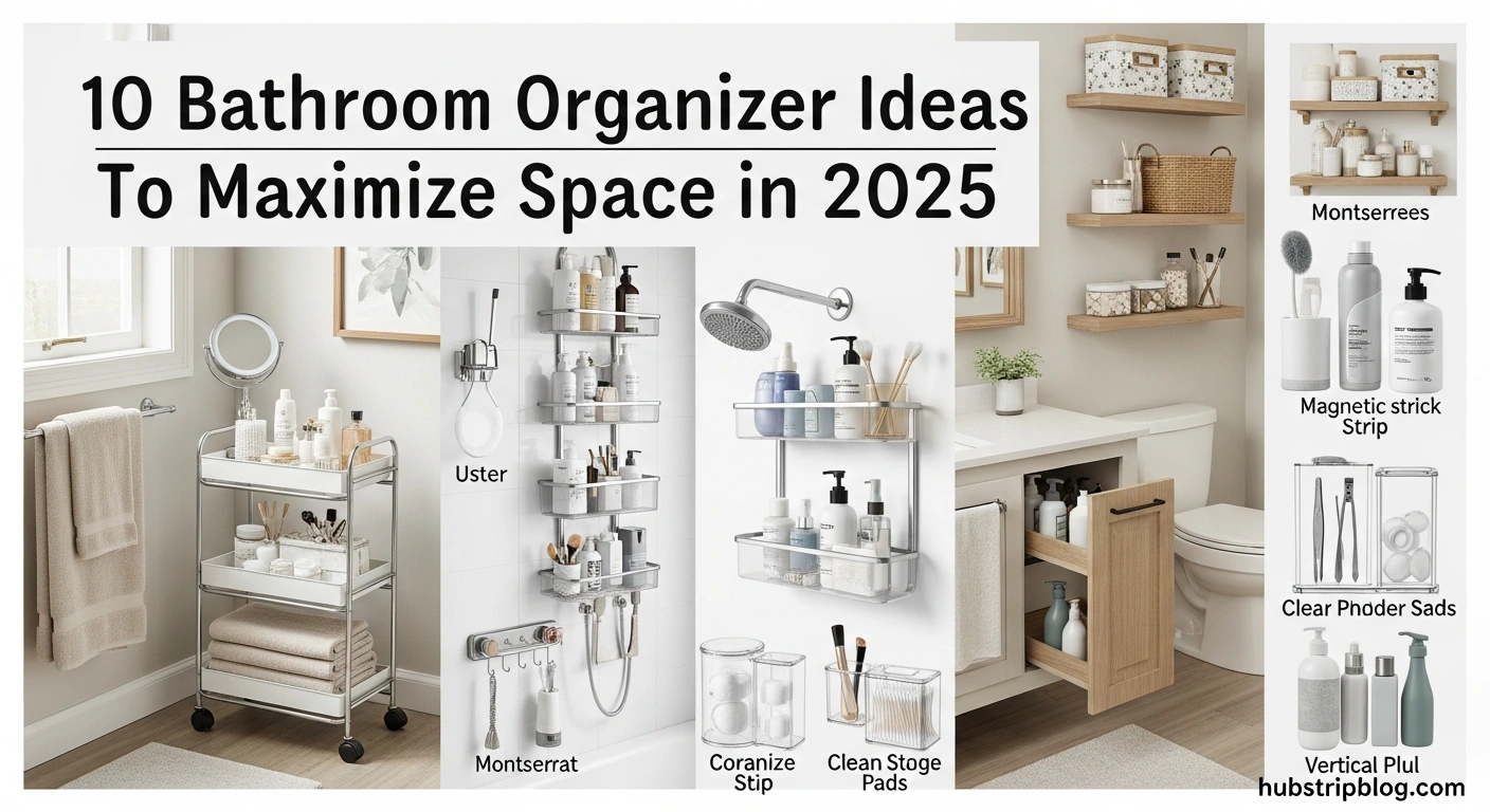 10 Smart Bathroom Organizer Ideas to Maximize Space in 2025 New 7 Bathroom Organizer