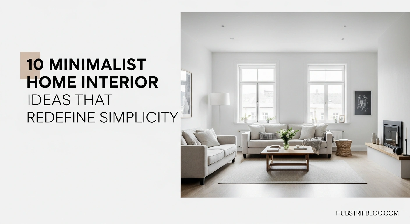 10 Minimalist Home Interior Ideas That Redefine Simplicity 6 Minimalist Home Interior Ideas