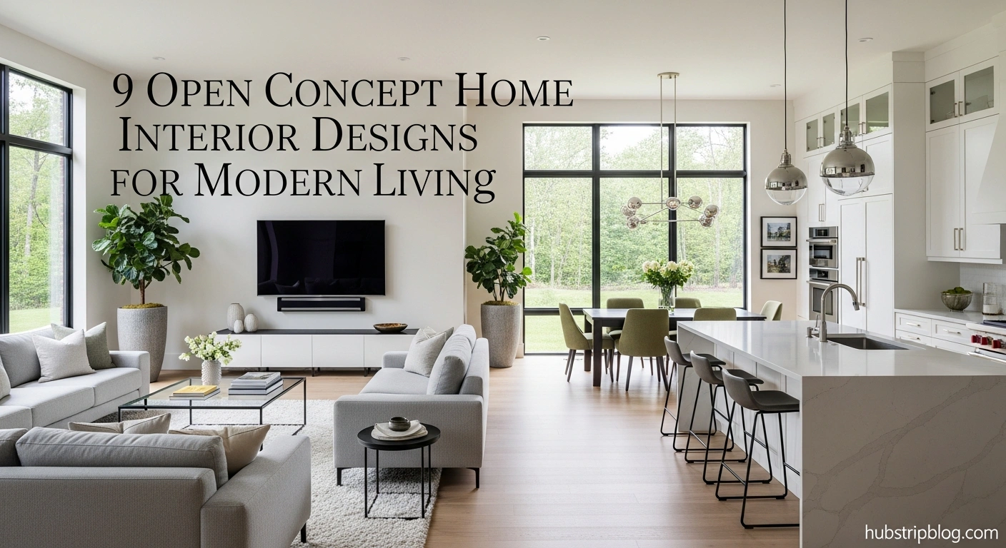 9 Luxury Open Concept Home Interior Designs for Modern Living 7 Open Concept Home Interior Designs