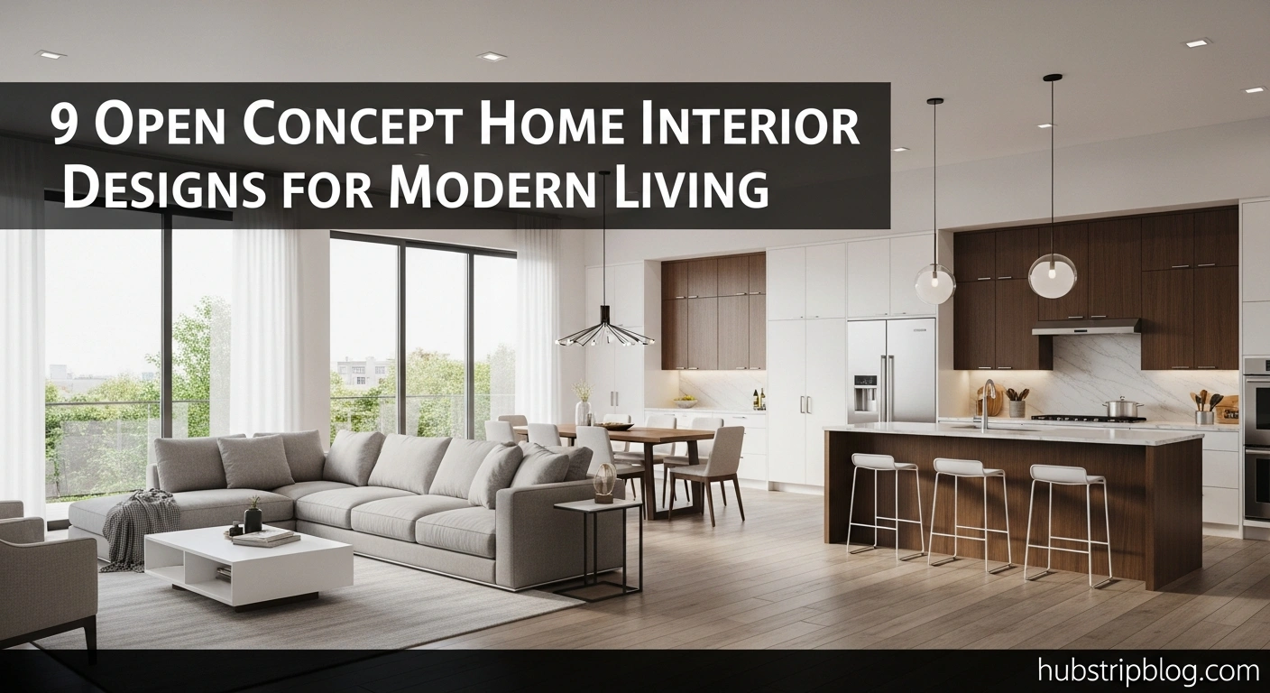 9 Luxury Open Concept Home Interior Designs for Modern Living 6 Open Concept Home Interior Designs